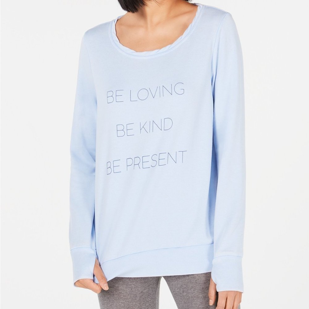 Ideology Graphic Long-Sleeve Pullover